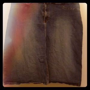 Jean skirt